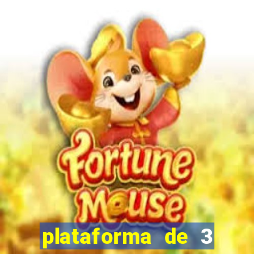 plataforma de 3 reais jogo